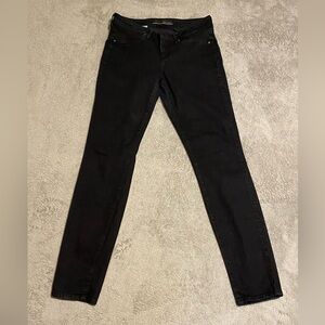 Rich & Skinny Women's Dark Black Skinny Jeans